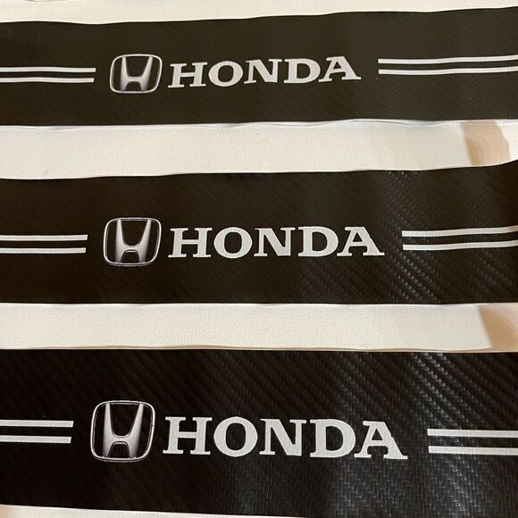 Honda threshold protector in white & black set of 4 NWT - Picture 2 of 12